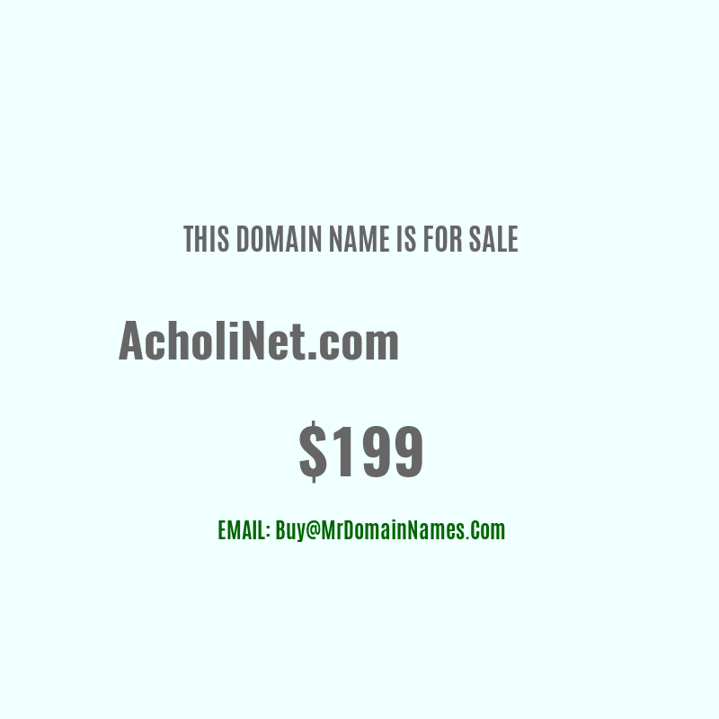 Domain: AcholiNet.com Is For Sale