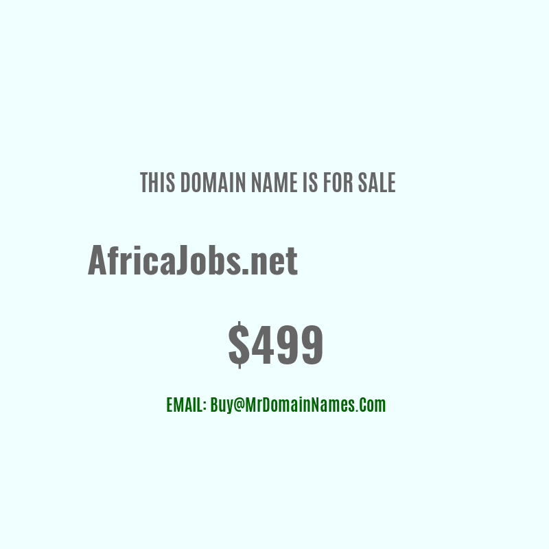 Domain: AfricaJobs.net Is For Sale