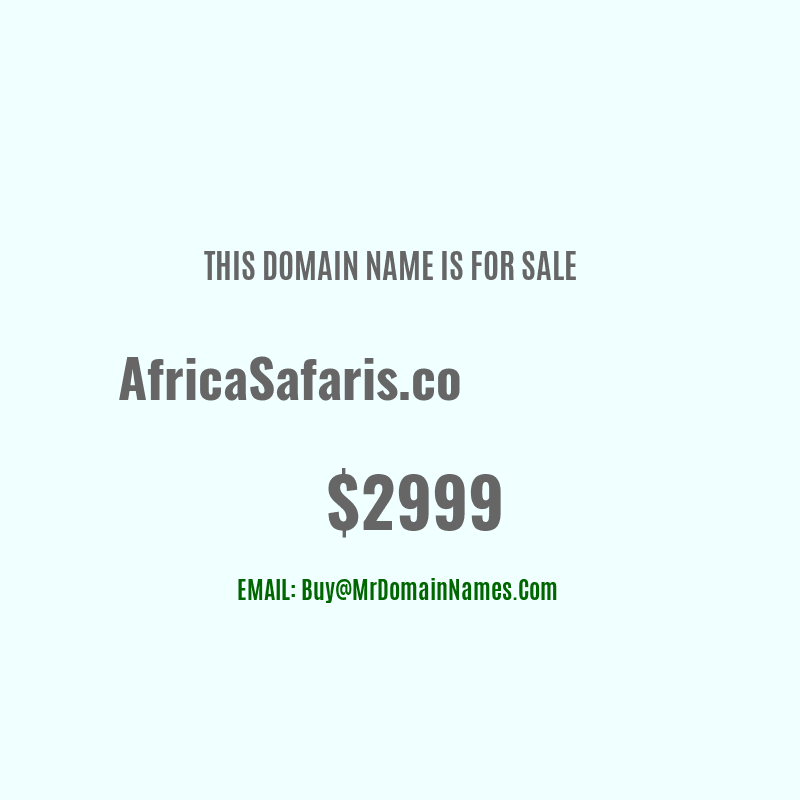 Domain: AfricaSafaris.co Is For Sale