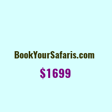 Domain Name: BookYourSafaris.com For Sale: $1699