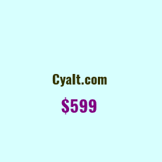 Domain Name: CyaIt.com For Sale: $599
