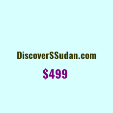Domain Name: DiscoverSSudan.com For Sale: $99