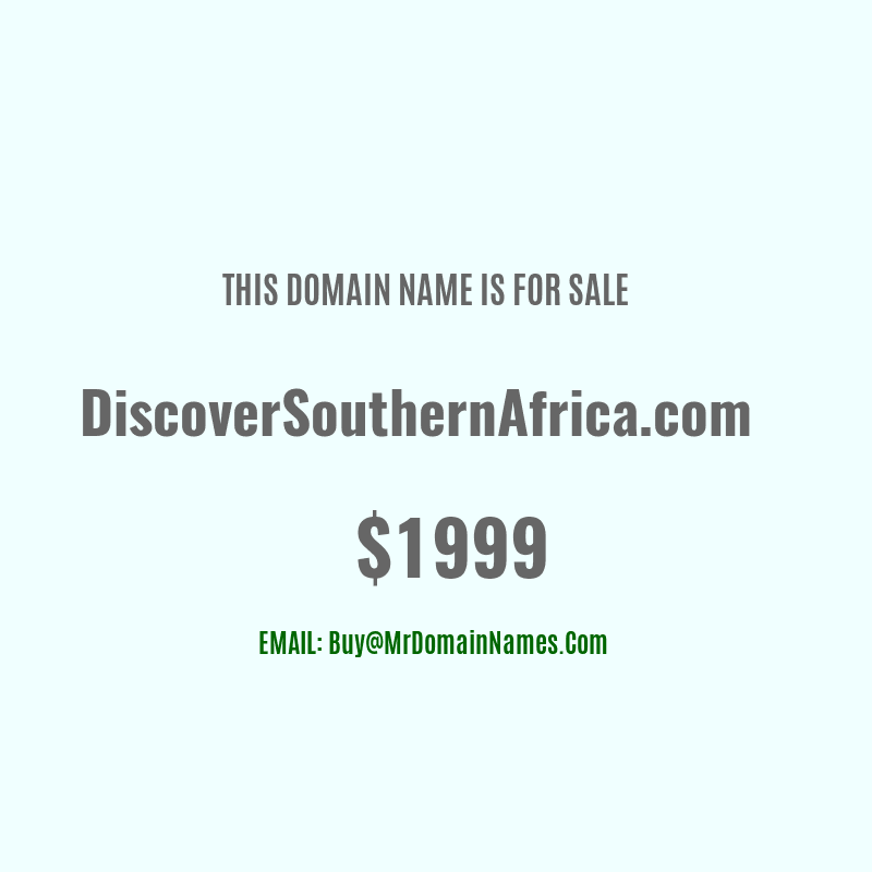 Domain: DiscoverSouthernAfrica.com Is For Sale