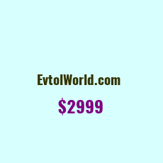 Domain Name: EvtolWorld.com For Sale: $1999