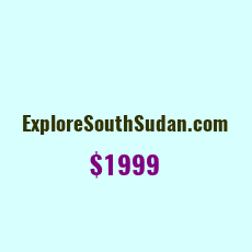 Domain Name: ExploreSouthSudan.com For Sale: $1999