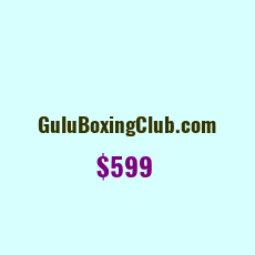 Domain Name: GuluBoxingClub.com For Sale: $599