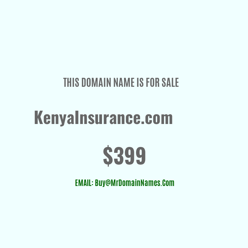 Domain: KenyaInsurance.com Is For Sale
