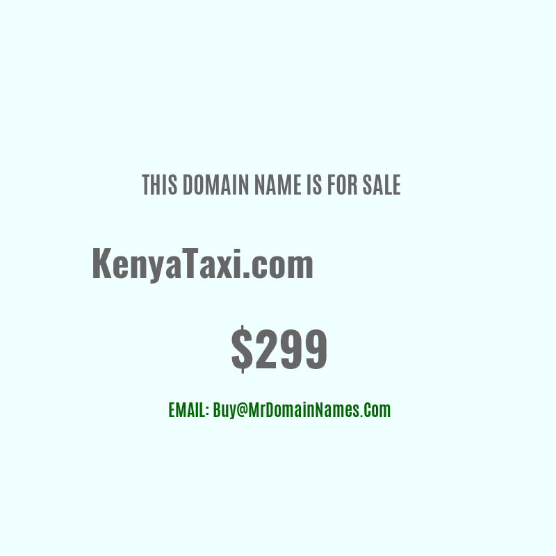 Domain: KenyaTaxi.com Is For Sale