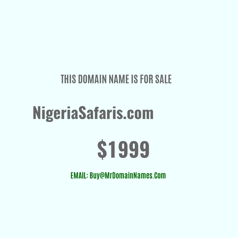 Domain: NigeriaSafaris.com Is For Sale