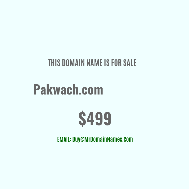 Domain: Pakwach.com Is For Sale