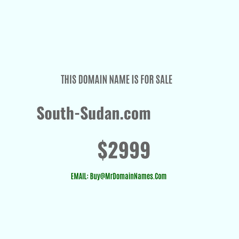 Domain: South-Sudan.com Is For Sale