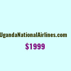 Domain Name: UgandaNationalAirlines.com For Sale: $1999