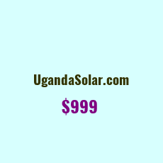 Domain Name: UgandaSolar.com For Sale: $999