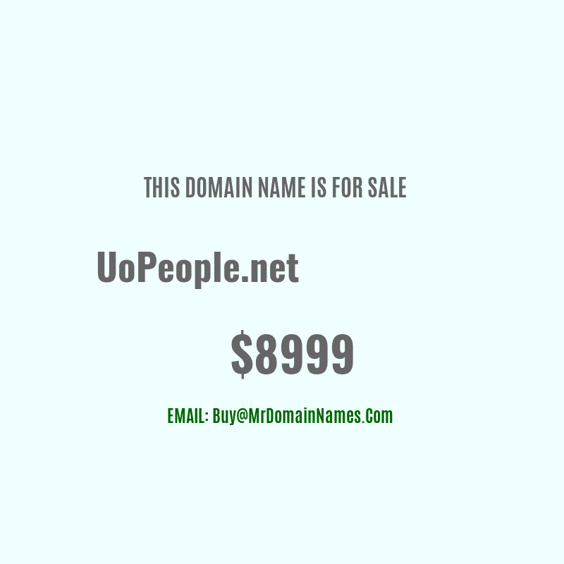 Domain: UoPeople.net Is For Sale